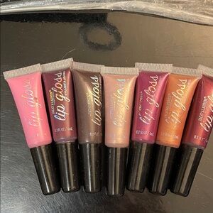 Vibrant Lip Gloss Collection - Pink, Purple, Brown Shades